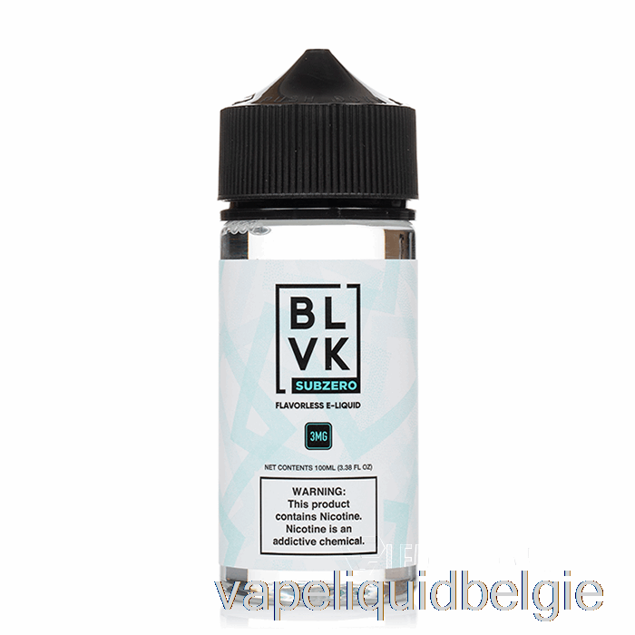 Vape België Sub Zero - Blivk - 100ml 3mg